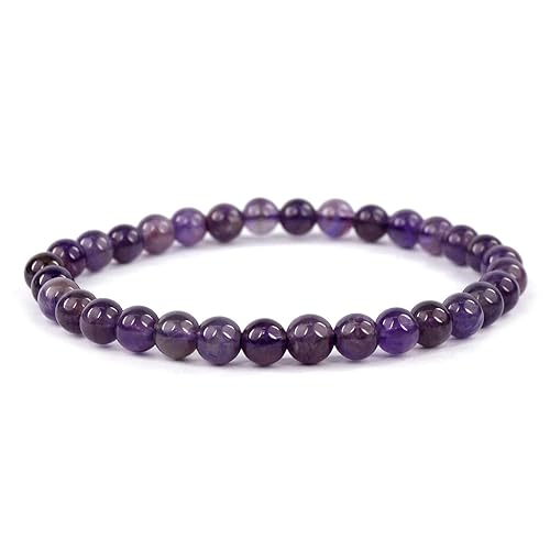 Amethyst Bracelet (8 mm Beads)