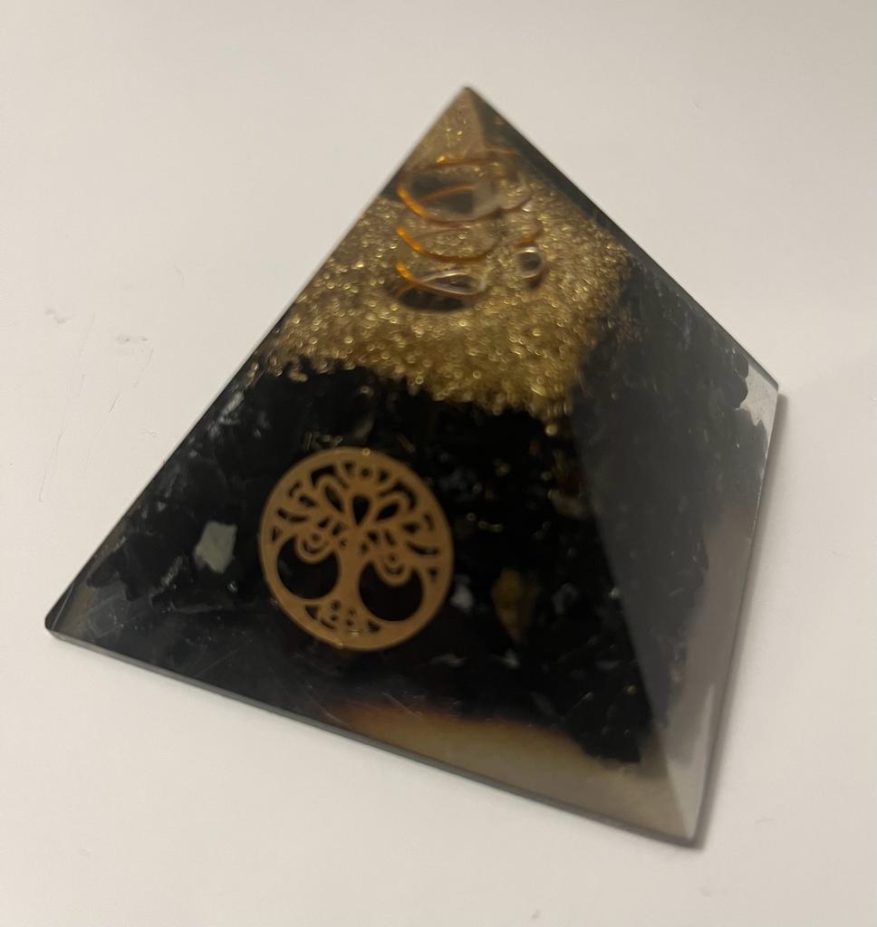 Black Tourmaline Orgonite Pyramid