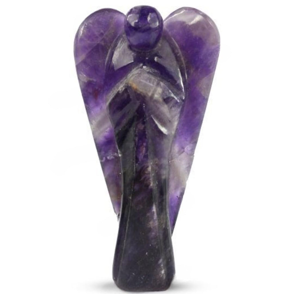 Amethyst Pocket Angel (3" inch size)
