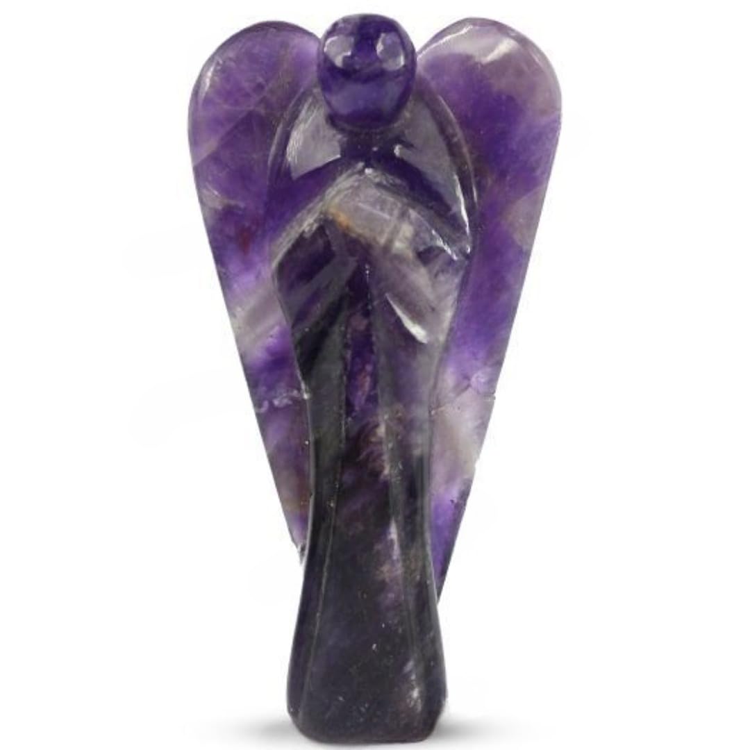 Amethyst Pocket Angel (3" inch size)