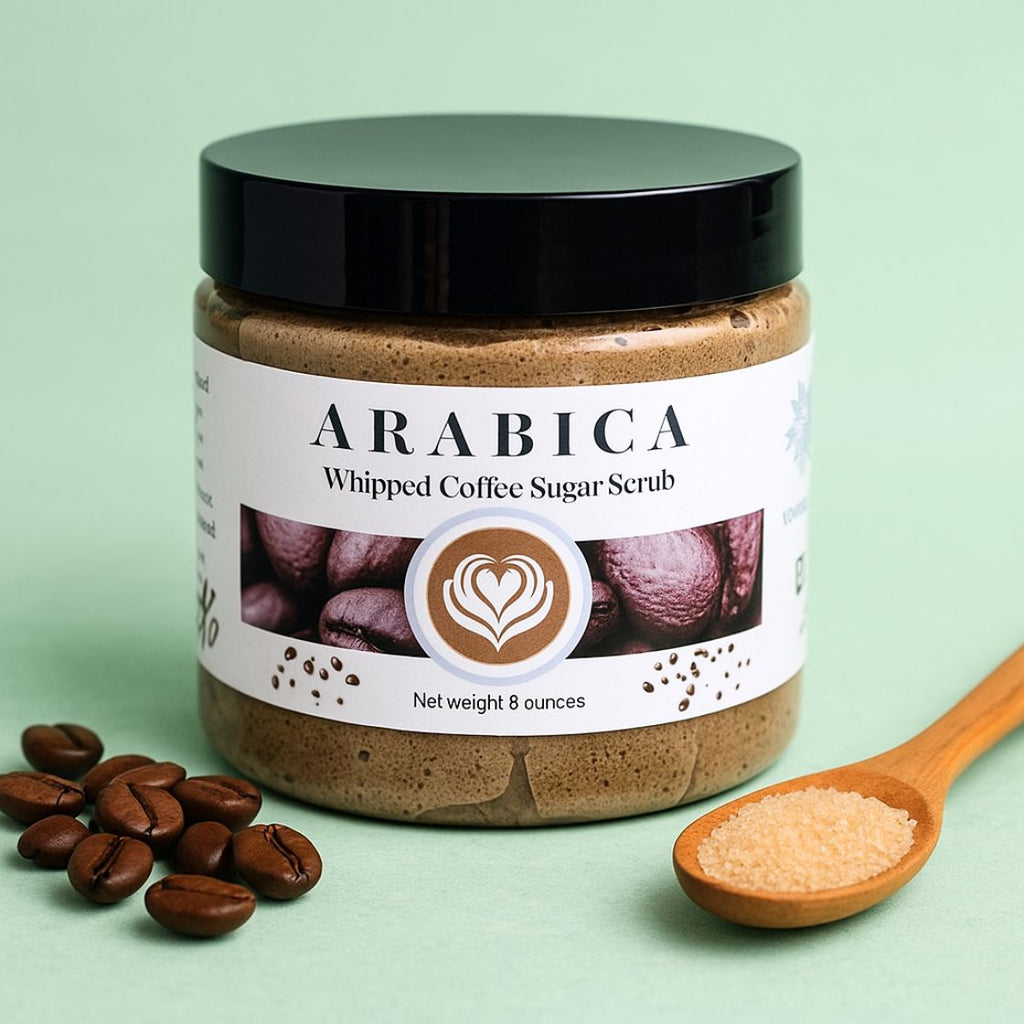 Aromatic Arabica Coffee Whipped Sugar Scrub 8 oz - AROMATIC