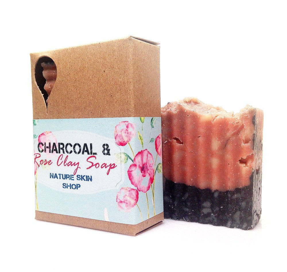 Bay Rum Activated Charcoal And Rose Clay Healing Bar, Natural Cold Process - AROMATIC