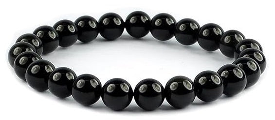 Black Obsidian Bracelet (8 mm Beads)