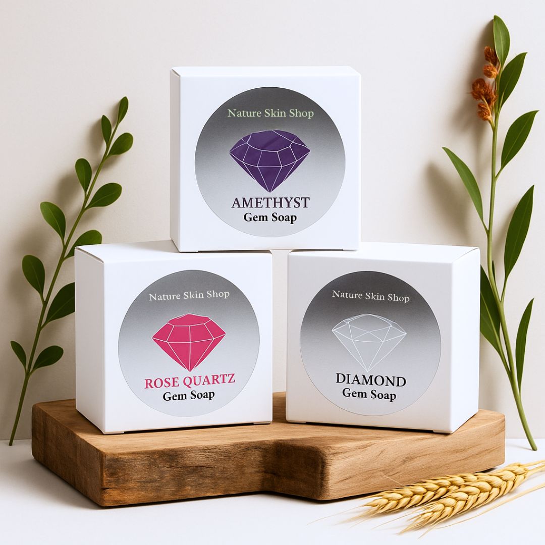 Rose Quartz Gem Soap with Hidden Silver Ring-4