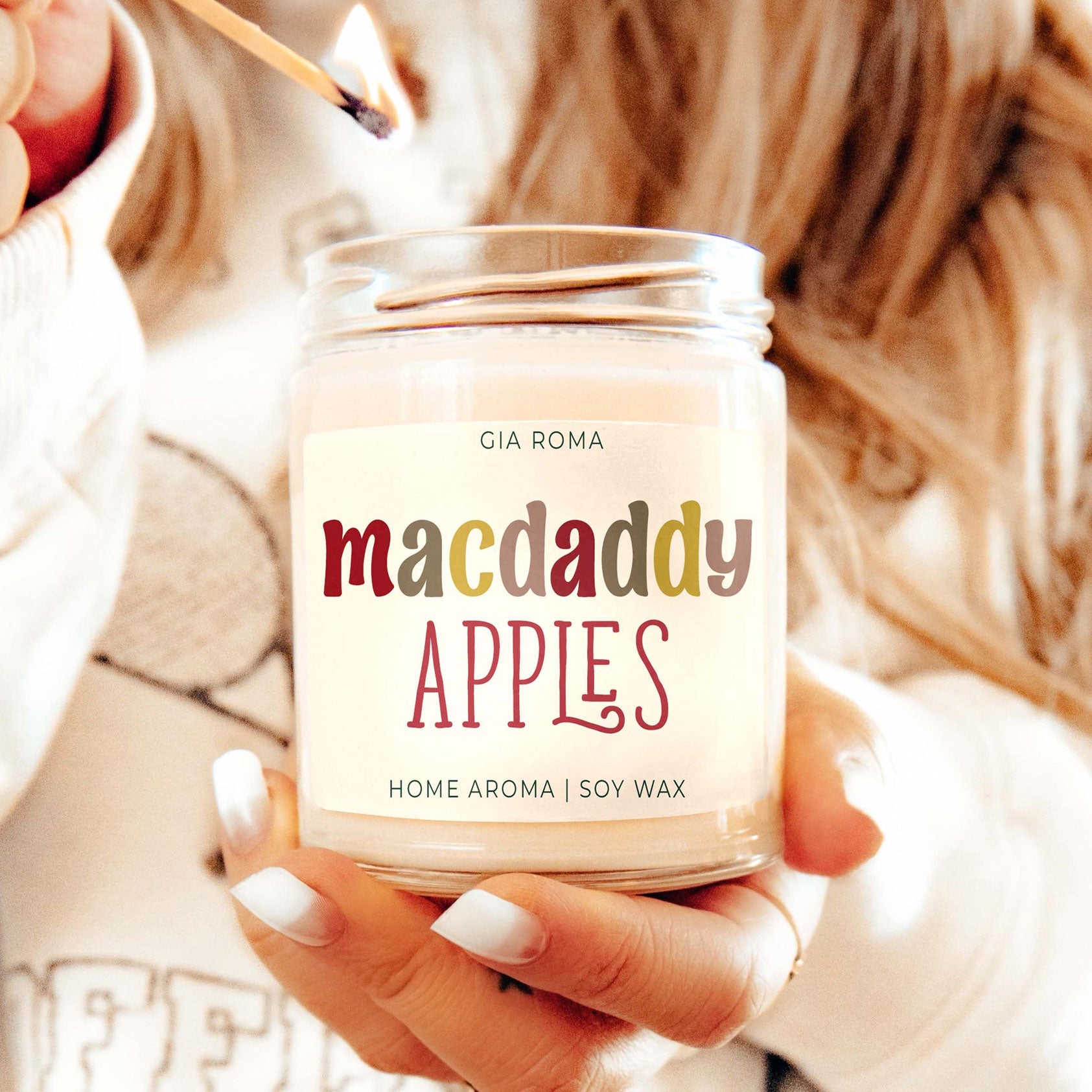 Mac Apple Candle-3