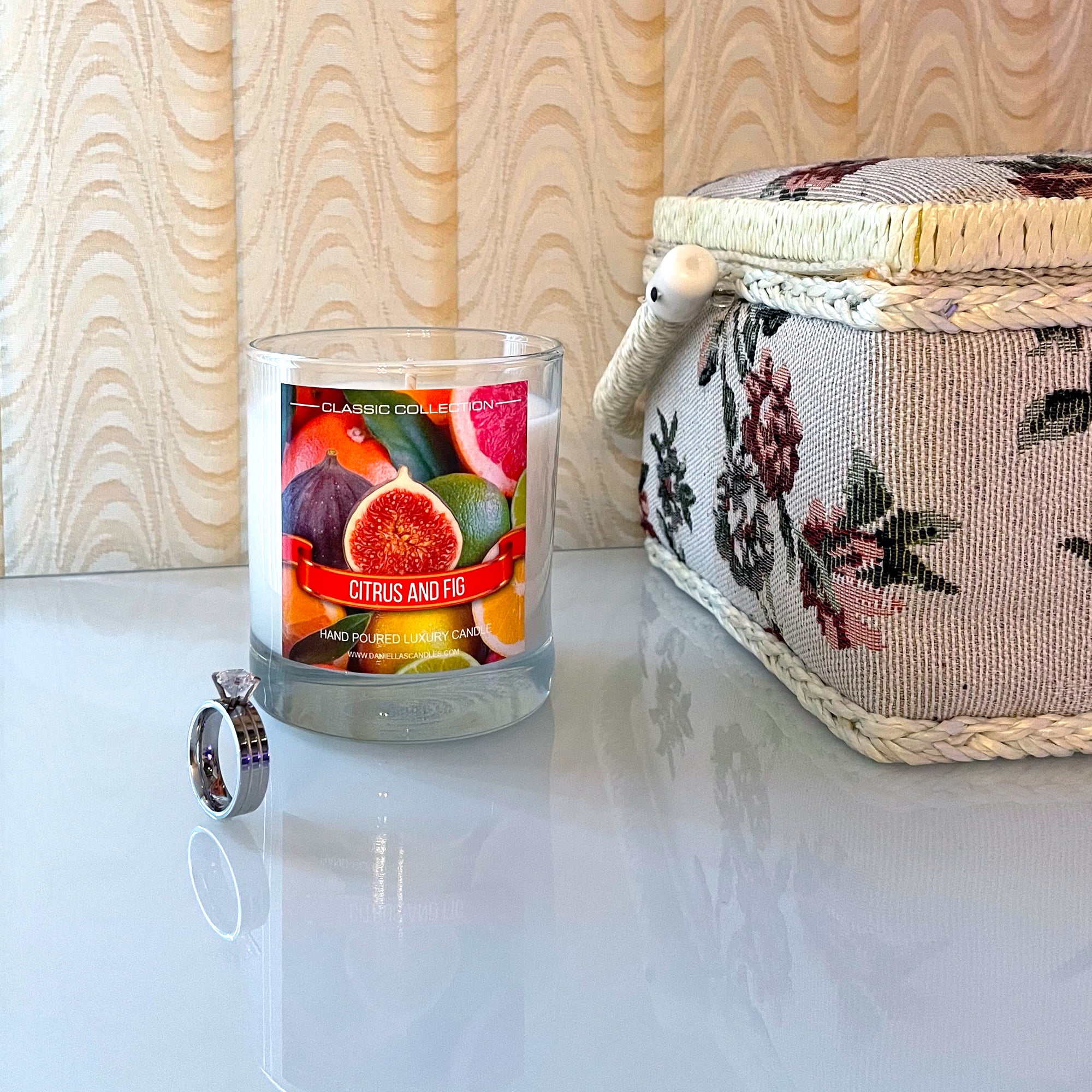 Citrus and Fig Jewelry Candle-6