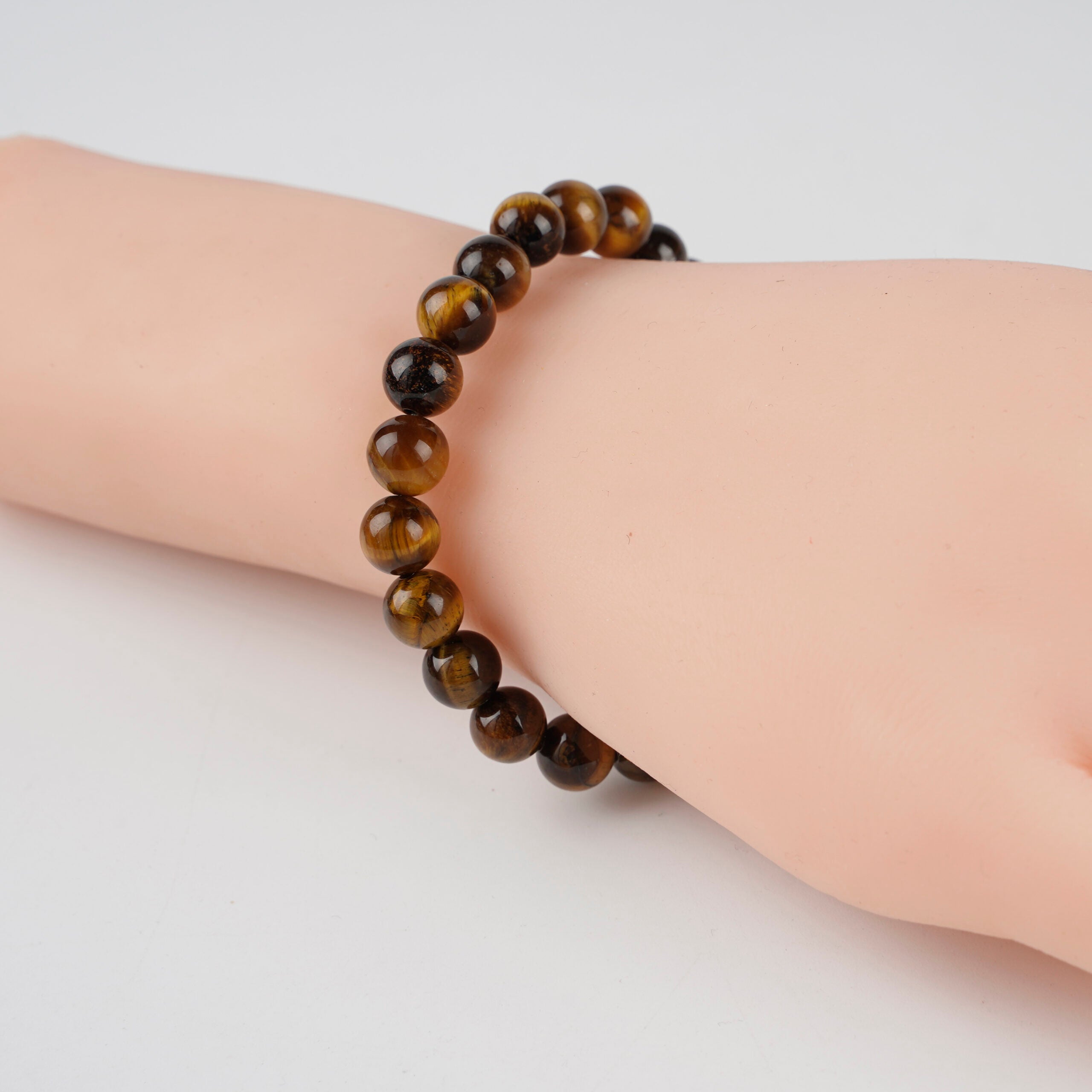 Tiger Eye Bracelet (8 mm Beads)