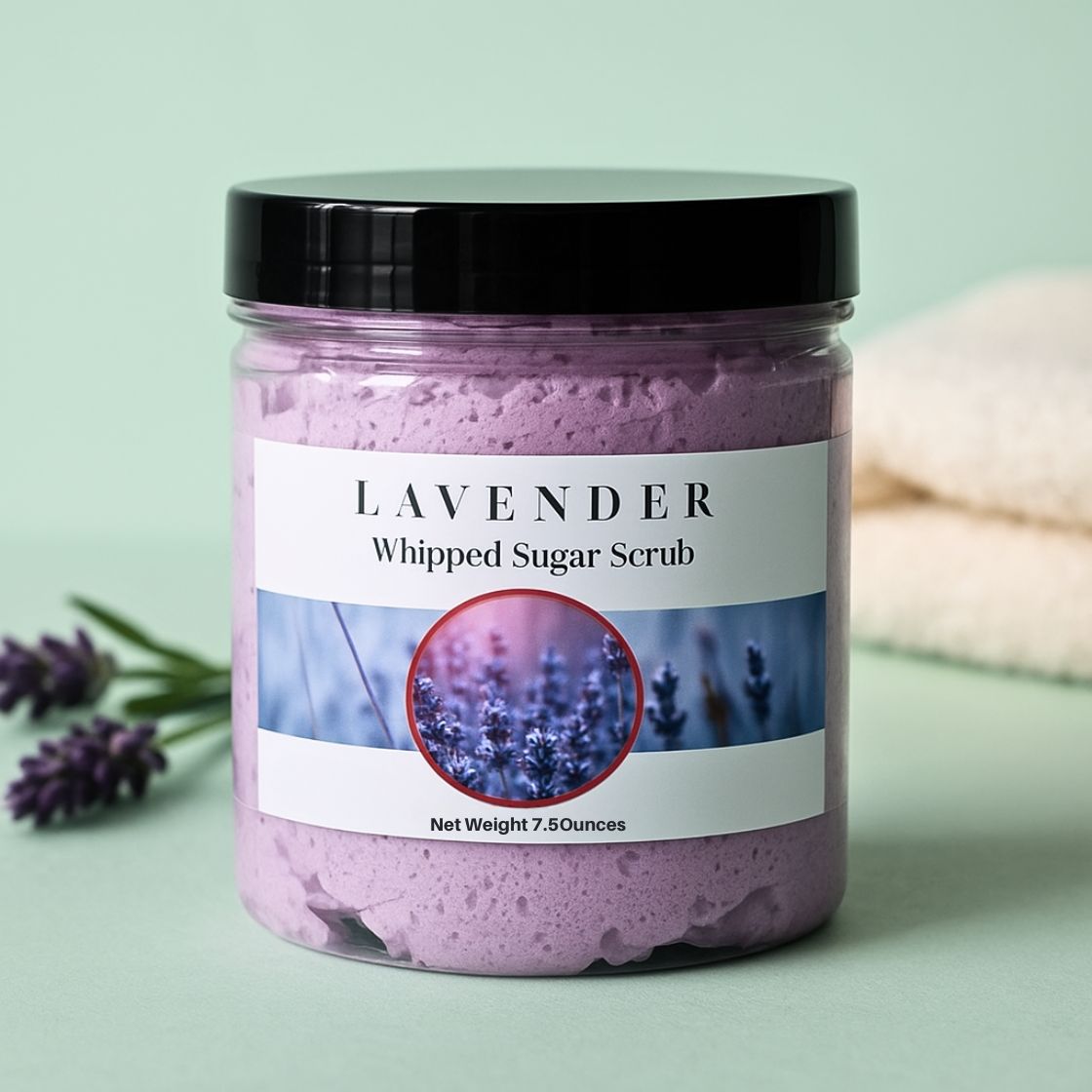Relaxing Lavender Sugar Exfoliating Scrub - AROMATIC