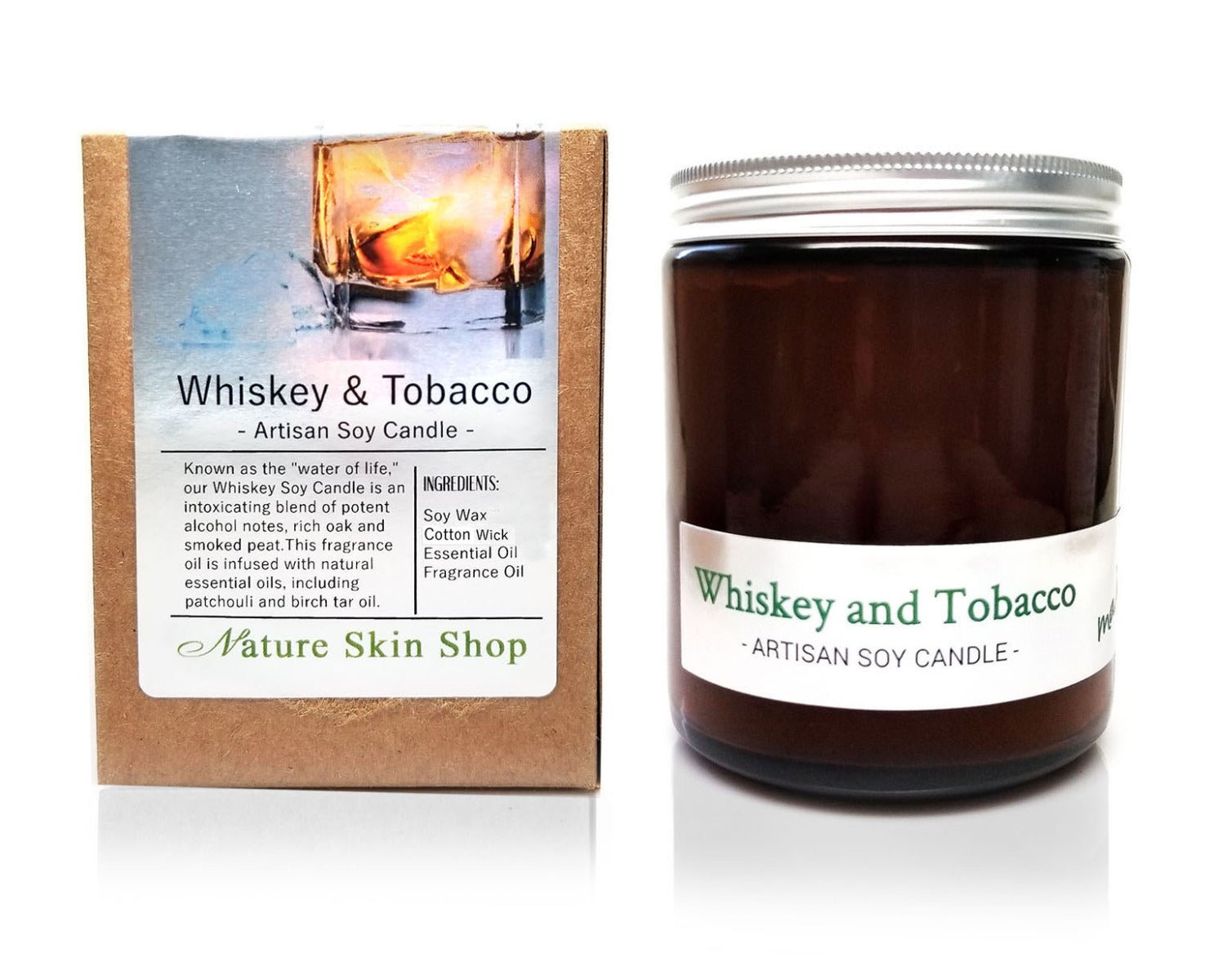 Whiskey & Tobacco Artisan Soy Candle